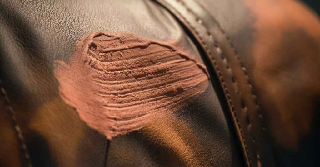 Act quickly to get Makeup off Leather