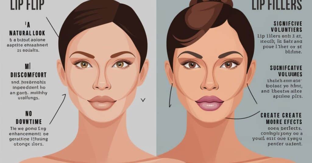 Benefits of a Botox Lip Flip Compared to Lip Fillers