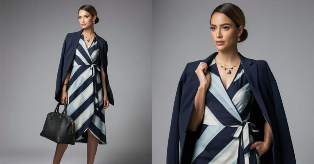 How to Style a Wrap Dress for Work
