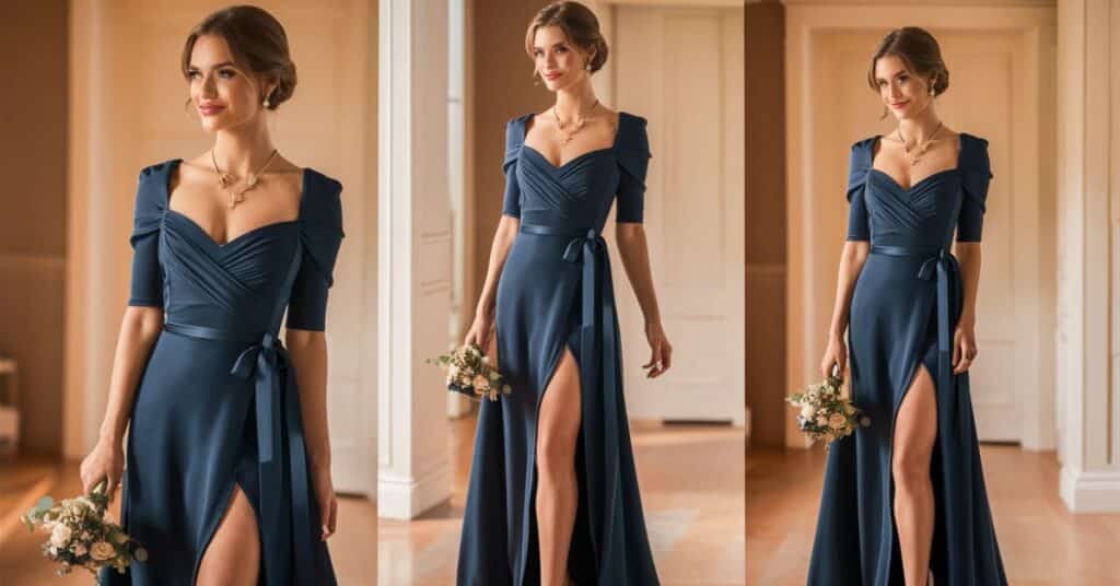 How to Style a Wrap Dress for a Wedding