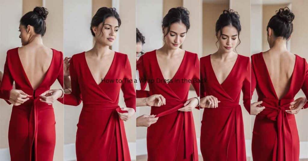 How to Tie a Wrap Dress in the Back