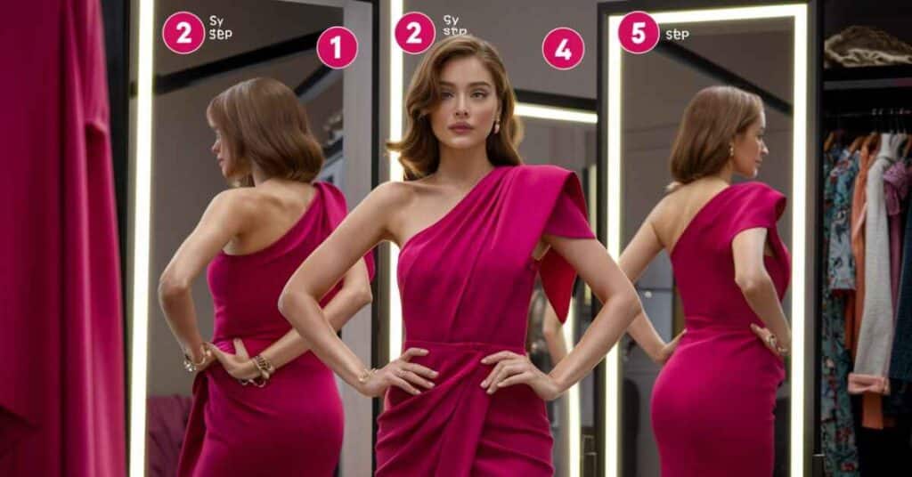 How to Tie a Wrap Dress on One Side