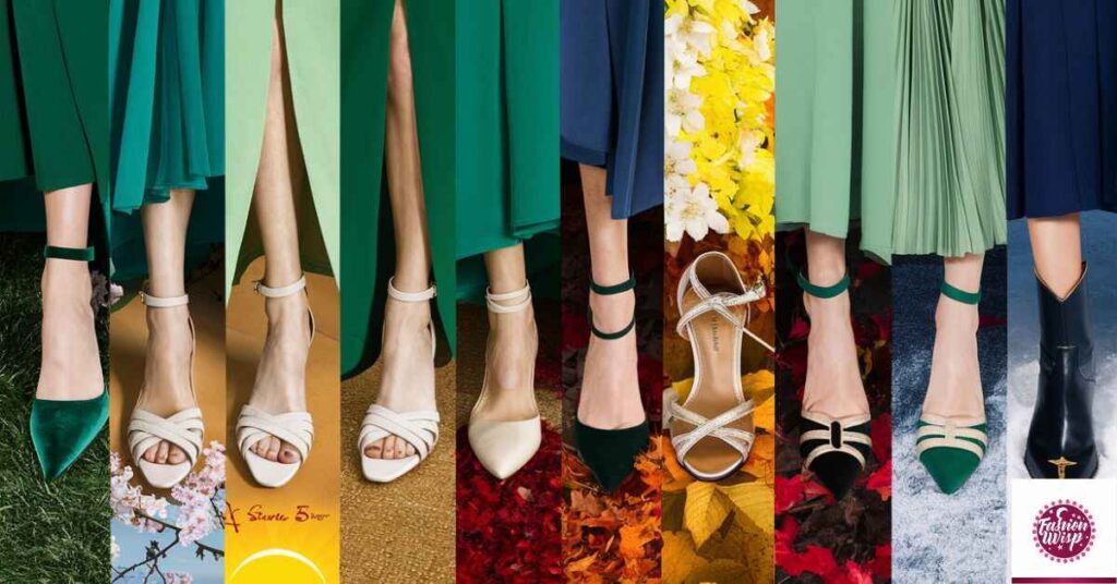 Seasonal Shoe Considerations for Green Dresses