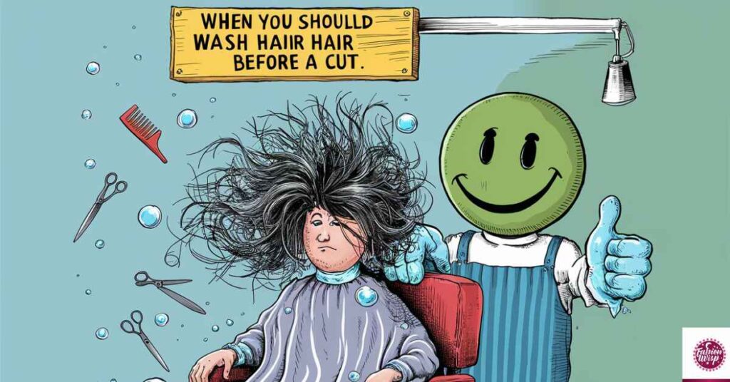 When You Should Wash Hair Before a Cut